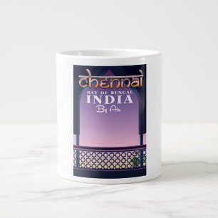 Caneca De Café Grande Chennai,Baía de Bengala no leste da Índia