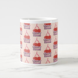 Caneca De Café Grande Cherry Bloom Giant Coffee Mug