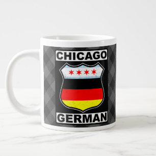 Caneca De Café Grande Chicago American Cup