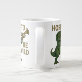 Caneca De Café Grande Chifre Para Ser Selvagem