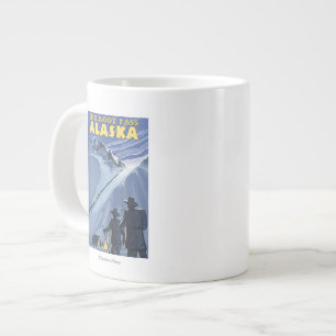 Caneca De Café Grande Chilkoot Pass, Dourados do Alasca Mineiros
