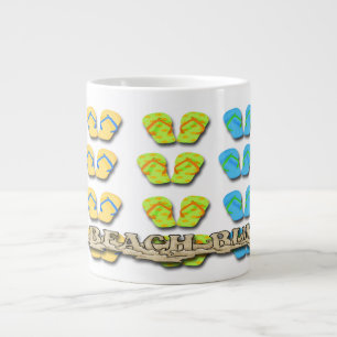 Caneca De Café Grande Chinelos de praia Mugs especiais