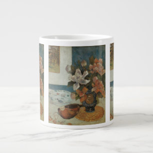 Caneca De Café Grande Chineses e Mandolin por Paul Gauguin