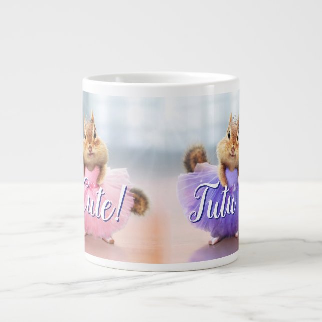 Caneca De Café Grande Chipset Ballerina Duo (Frente)