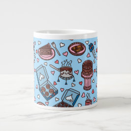 Caneca De Café Grande Chocolate lover cute