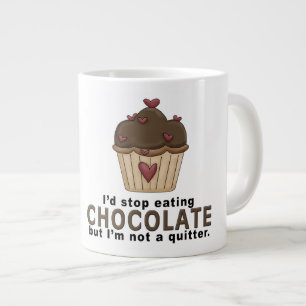 Caneca De Café Grande Chocolate- Mug Jumbo