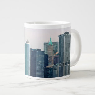 Caneca De Café Grande Cidade - NY - O distrito financeiro