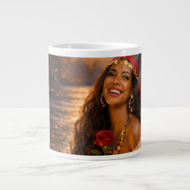 Caneca De Café Grande cigana vermelha