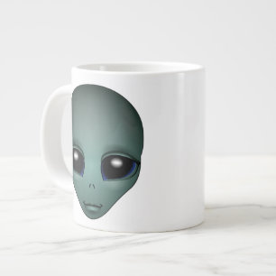 Caneca De Café Grande Cinzas alienígenas Extraterrestres de copa