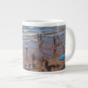 Caneca De Café Grande Círculos na areia Sidmouth 2007