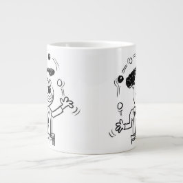 Caneca De Café Grande Circus Clown Juggler