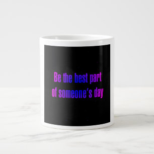 Caneca De Café Grande Citação de Incentivo # 10