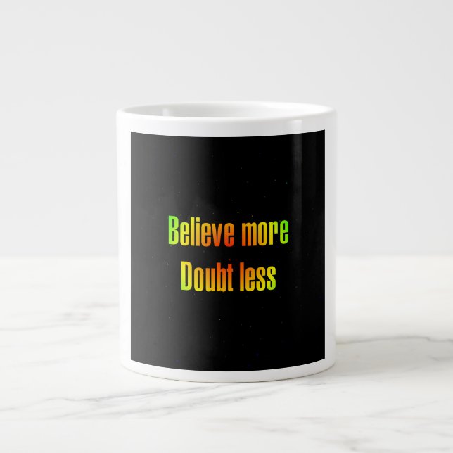 Caneca De Café Grande Citação de Incentivo # 11 (Frente)