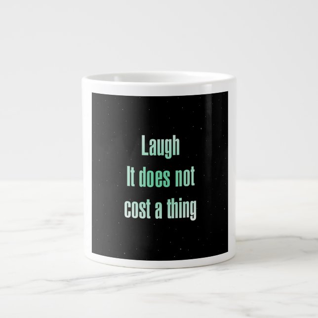 Caneca De Café Grande Citação de Incentivo # 110 (Frente)