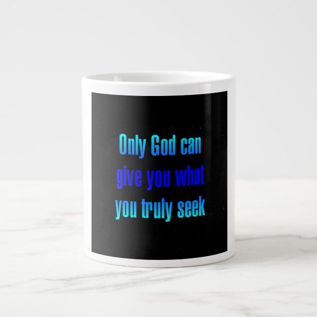 Caneca De Café Grande Citação de Incentivo # 126 (Frente)