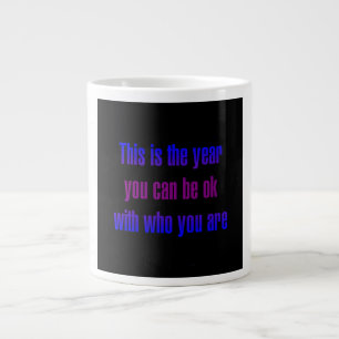 Caneca De Café Grande Citação de Incentivo # 166