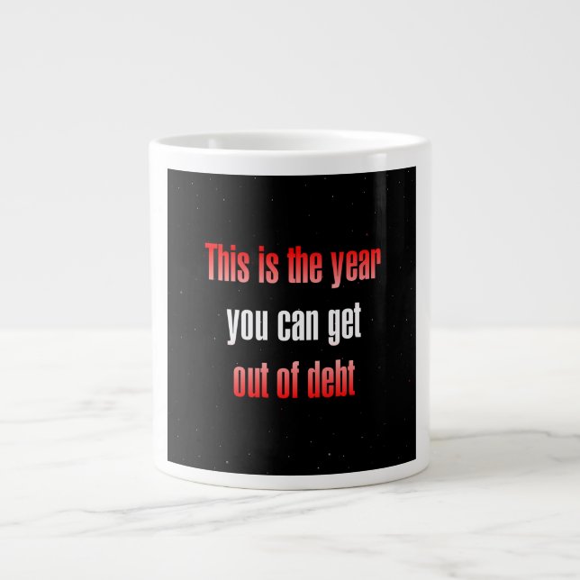 Caneca De Café Grande Citação de Incentivo # 188 (Frente)