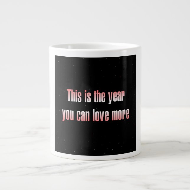 Caneca De Café Grande Citação de Incentivo # 207 (Frente)