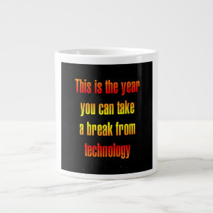 Caneca De Café Grande Citação de Incentivo # 233