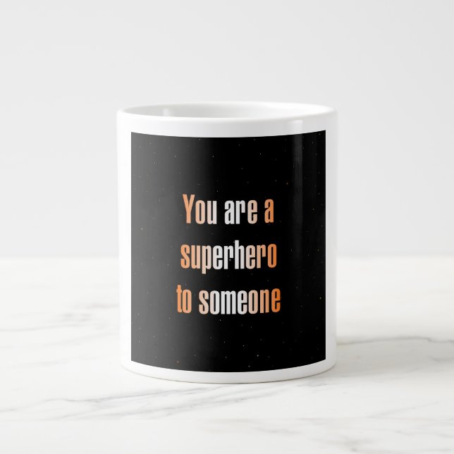 Caneca De Café Grande Citação de Incentivo # 261 (Frente)