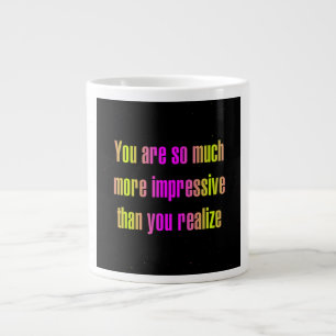 Caneca De Café Grande Citação de Incentivo # 291