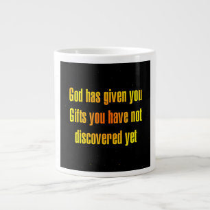 Caneca De Café Grande Citação de Incentivo # 48