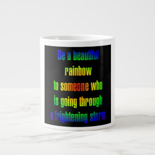 Caneca De Café Grande Citação de Incentivo # 7
