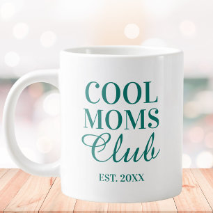 Caneca De Café Grande Citação do Clube da Mãe Legal Personalizada Dia da