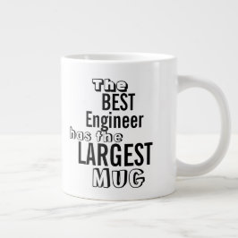 Caneca De Café Grande Citação do Office Big Mug, o melhor ENGENHEIRO