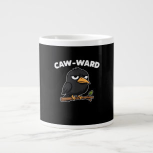 Caneca De Café Grande Citação Engraçada Caw-Ward