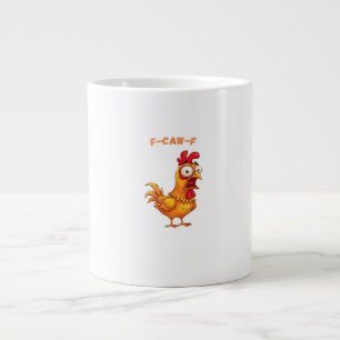 Caneca De Café Grande Citação engraçada clássica F-Caw-F