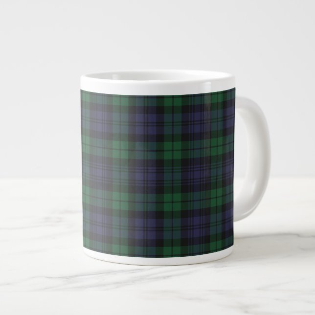 Caneca De Café Grande Clã Campbell Tartan Extra Large Mug (Frente Esquerda)