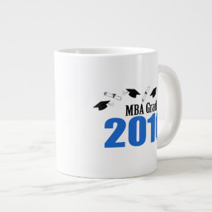 Caneca De Café Grande Classe De Formando Do MBA De Bonés E Diplomas De 