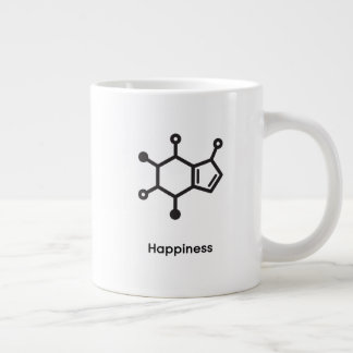 Caneca De Café Grande Classic Mug - Caffeine = Happiness