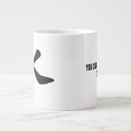 Caneca De Café Grande Clássica Caligrafia Chinesa-Água-#001-