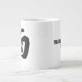 Caneca De Café Grande Clássica Caligrafia Chinesa-Chuva-#001-