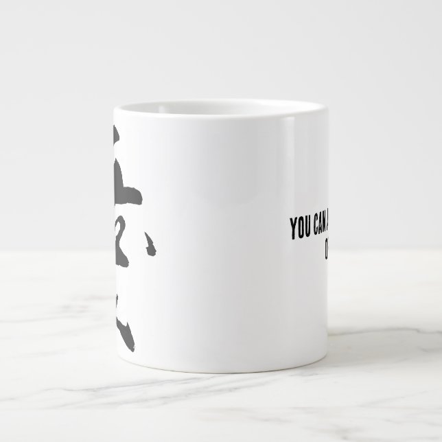 Caneca De Café Grande Clássico Chinês Caligrafia-Amor-#001- (Frente)