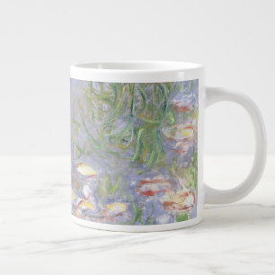 Caneca De Café Grande Claude Monet Lírios-Água, Aglomerado de Grama