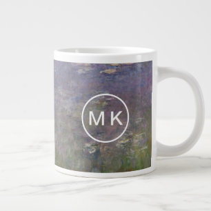 Caneca De Café Grande Claude Monet  Lírios Águas Agapanthus