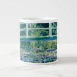Caneca De Café Grande Claude Monet - Lírios De Água E Ponte Japonesa<br><div class="desc">Claude Monet - Lírios De Água E Ponte Japonesa (1899)</div>