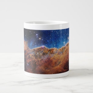 Caneca De Café Grande Clipes cósmicos no espaço da Nebulosa Carina, NASA