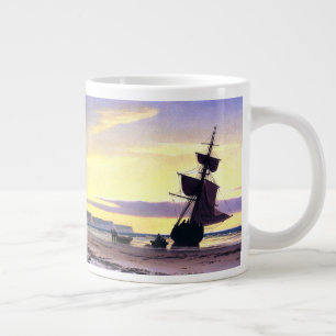 Caneca De Café Grande Clipper Ship Sunset Light Bradford Marine Art Mug