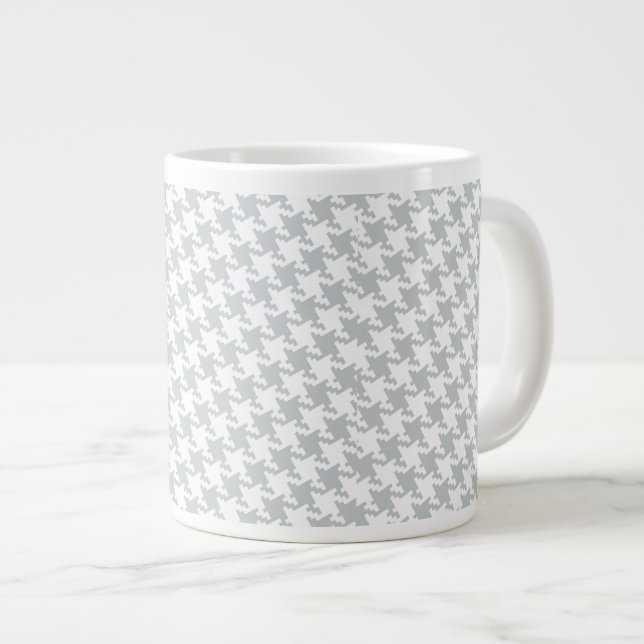 Caneca De Café Grande Clique em Personalizar para alterar Cinza para a s (Frente Esquerda)