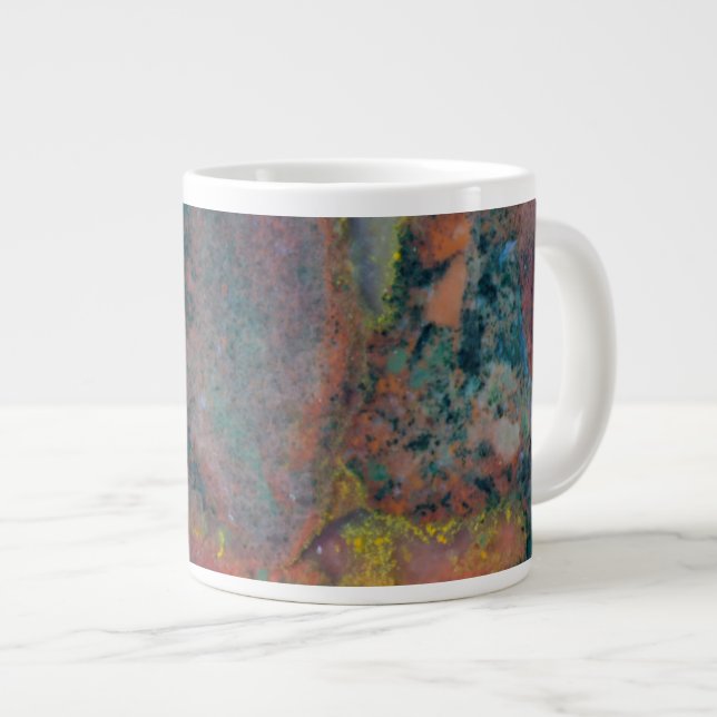 Caneca De Café Grande Close de um Jasper de Natal (Frente Esquerda)