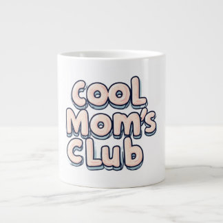 Caneca De Café Grande Clube da Mãe Legal Engraçado