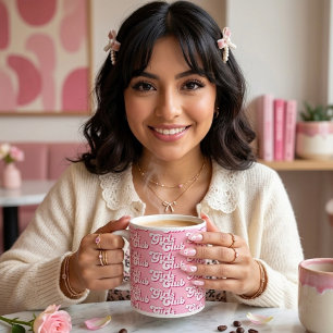 Caneca De Café Grande Clube das Meninas