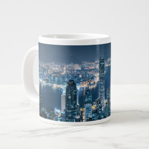 Caneca De Café Grande Coastline Ilha de Hong Kong, Ásia