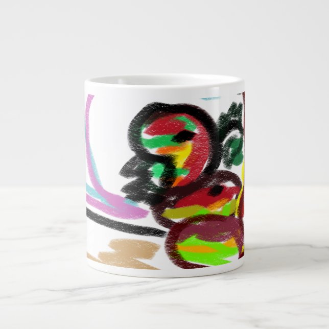 Caneca De Café Grande Cobra amor (Frente)