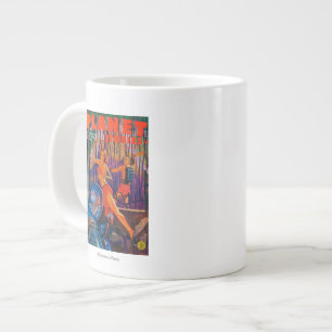Caneca De Café Grande Cobrir 3 da revista Planet Stories