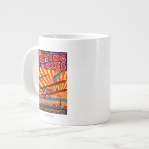 Caneca De Café Grande Cobrir da Flying Aces Magazine